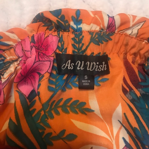 ✔️🔸♦️🔸As U Wish Boho Colorful Strapless Dress - Picture 3 of 3